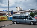 Бесплатный автобус Genser в пункт аренды автомобилей АрендаАвто-тул на ул.Добролюбова